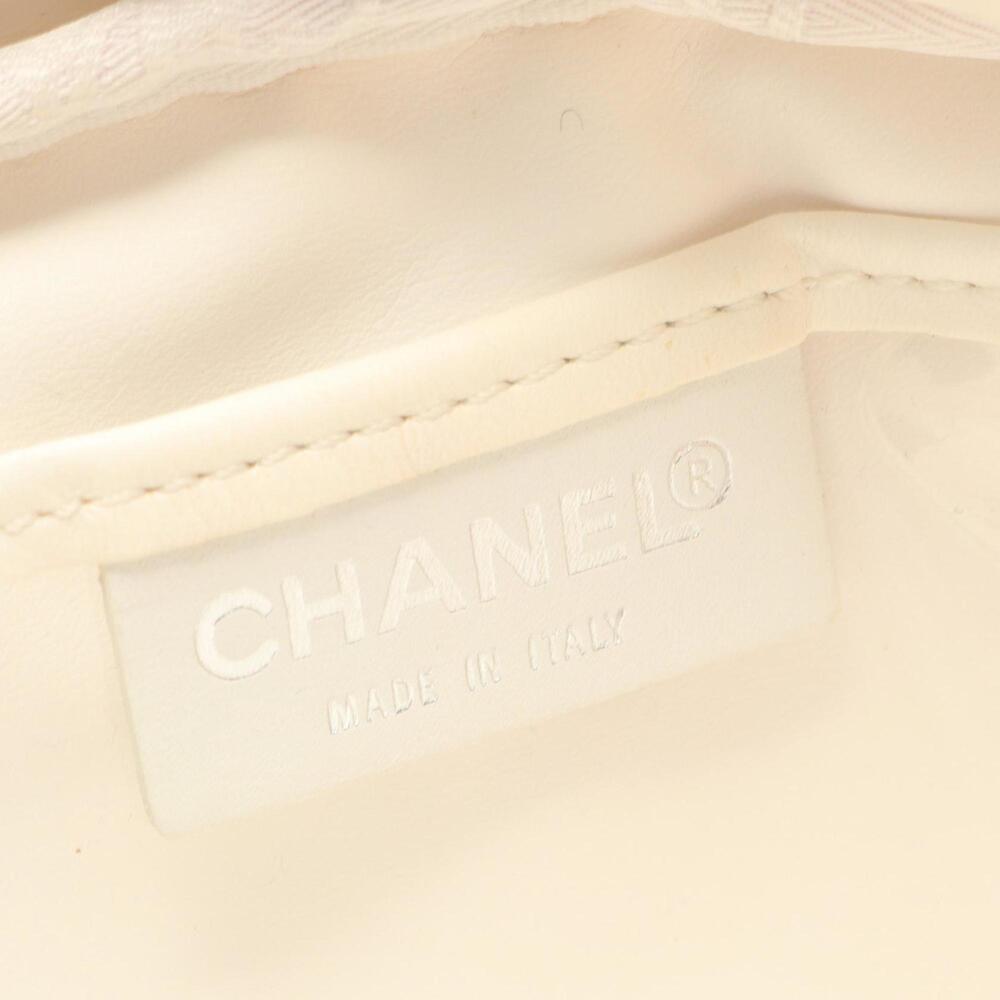 CHANEL Orange Logo Pouch - Picture 4 of 8